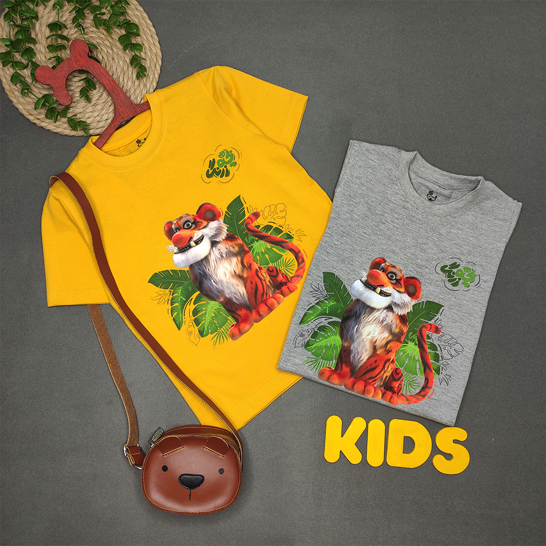 تیشرت پسرانه طرح بچه زرنگ ببر مازندران